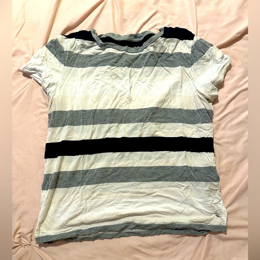 American Eagle striped crop top